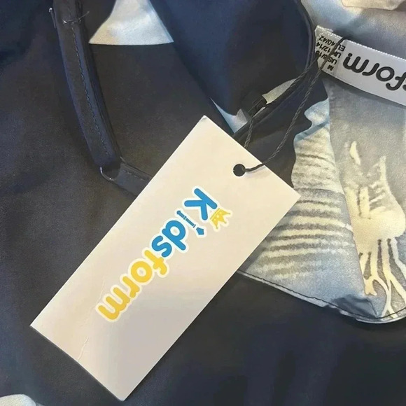 NWT Kidsform Sheer V Neck Dress size M - Picture 3 of 7